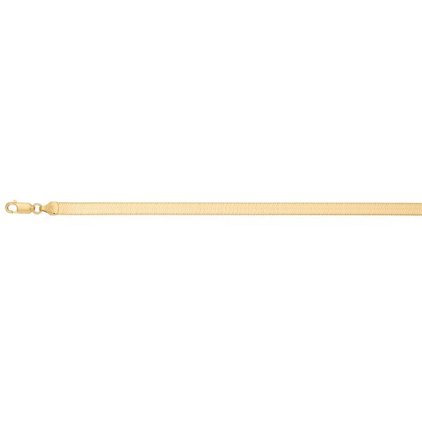 14K Yellow Gold 5mm Herringbone Chain<br />110-050