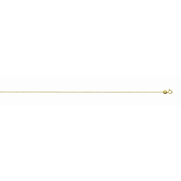 18K Yellow Gold 0.6mm Box Chain <br />18-040Y