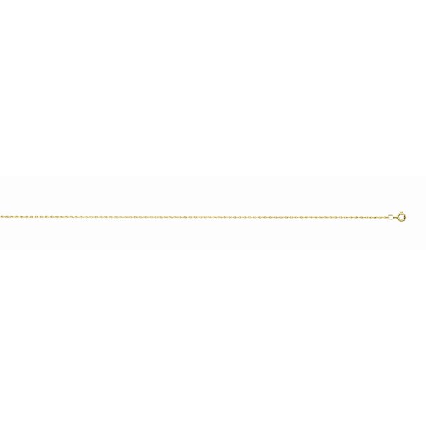 14K Yellow Gold 8R Promotional Carded Chain <br />200-018-16