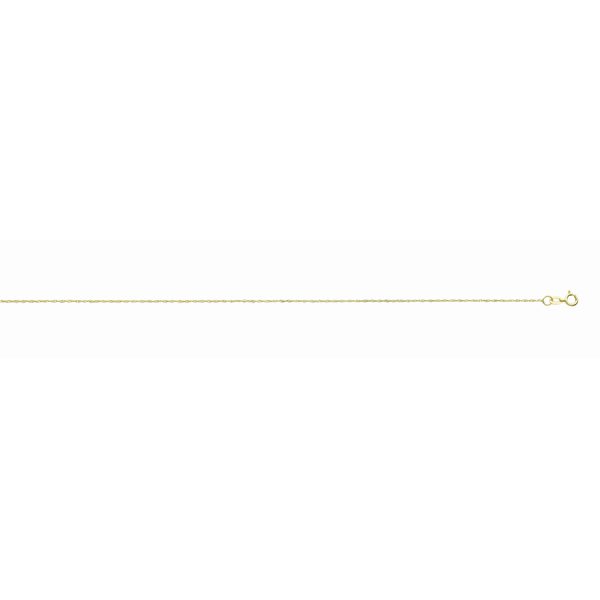 14K Yellow Gold 1.0mm Classic Singapore Chain <br />216-016