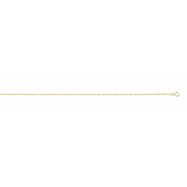 14K Yellow Gold 1.5mm Classic Singapore Chain <br />216-025