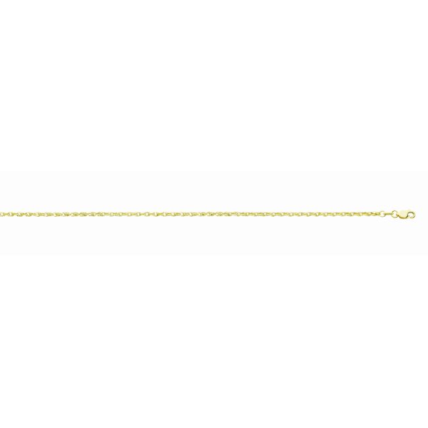 14K Yellow Gold 2.0mm Fancy Designer Rope Chain <br />220-324
