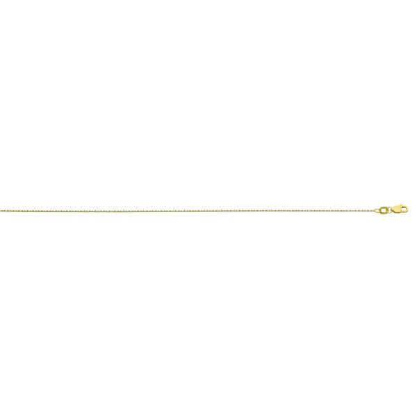 14K Yellow Gold 0.51mm Box Chain <br />256-041