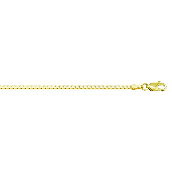 14K Yellow Gold 1.4mm Box Chain <br />256-086