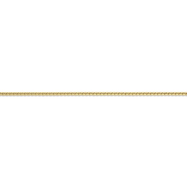 14K Yellow Gold 1.7mm Solid Round Box Chain <br />256-170