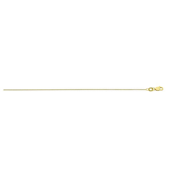 10K Yellow Gold 0.85mm Box Chain <br />257-058