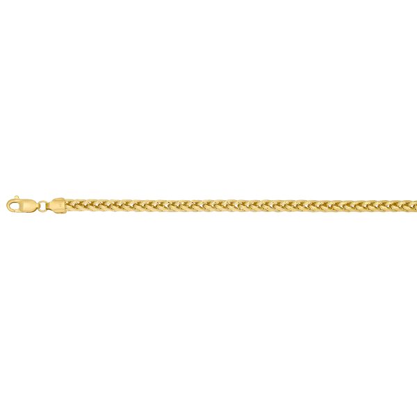 10K Yellow Gold 4.2mm Palm Link Chain <br />303-040