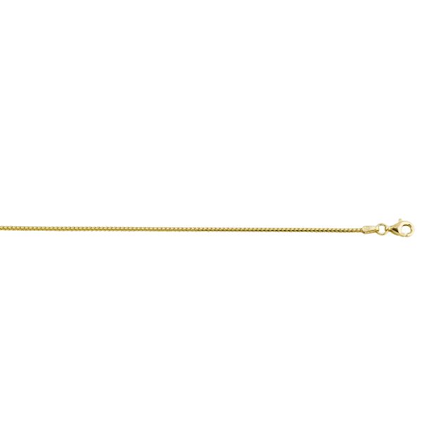 14K Yellow Gold 1.3mm Solid Franco Chain <br />312-040