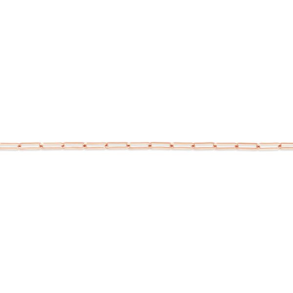14K Rose Gold 2.1mm Paperclip Chain <br />332-055