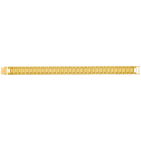 14K Yellow Gold 12mm Men's Designer Bracelet <br />360-120
