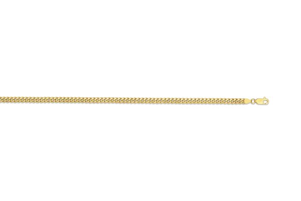14K Yellow Gold 4.5mm Semi-Solid Miami Cuban Link <br />364-120