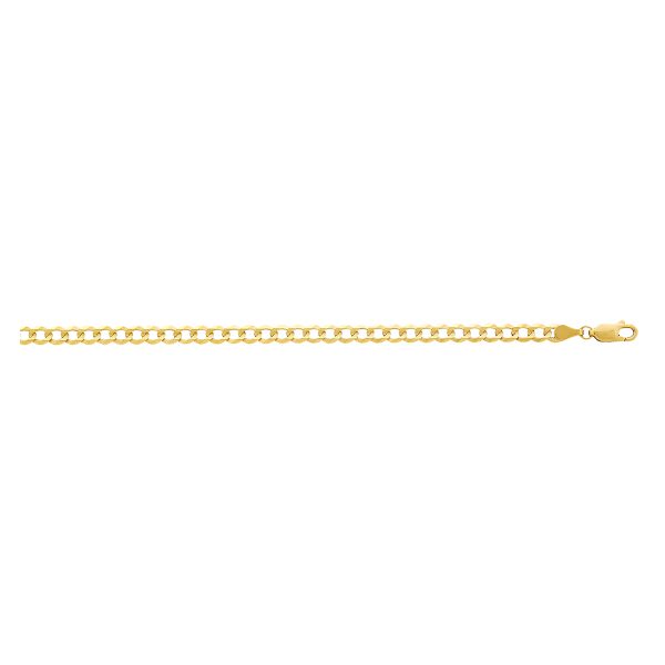 10K Yellow Gold 3.1mm Curb Link <br />371-080