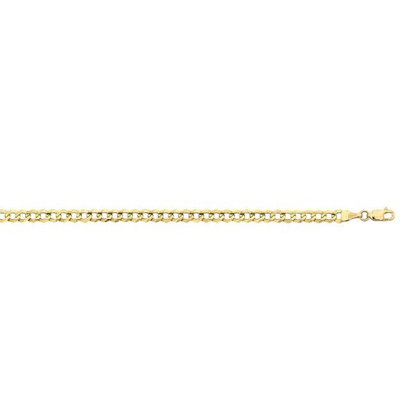 10K Yellow Gold 4.8mm Curb Link <br />371-120