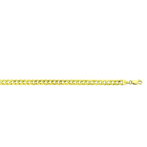 10K Yellow Gold 5.95mm Curb Link <br />371-150