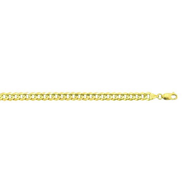 10K Yellow Gold 7.34mm Curb Link <br />371-180