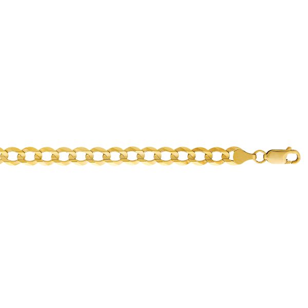 10K Yellow Gold 11.46mm Curb Link <br />371-280