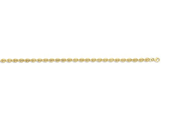 10K Yellow Gold 5.0mm Puffed Mariner Chain <br />377-005