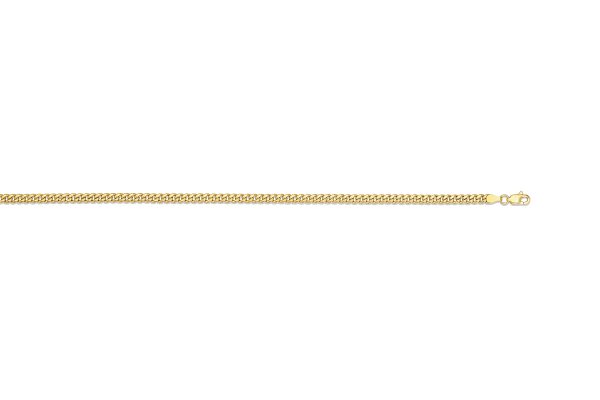 10K Yellow Gold 3.8mm Semi-Solid Miami Cuban Link <br />383-100