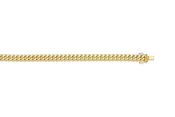 10K Yellow Gold 8.8mm Semi-Solid Miami Cuban Link  <br />383-230
