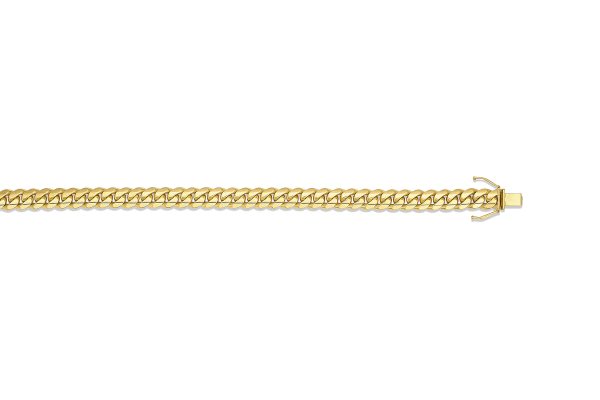 14K Yellow Gold 8.2mm Solid Miami Cuban Link <br />394-138