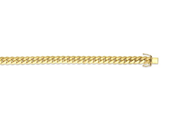 14K Yellow Gold 10.3mm Solid Miami Cuban Link <br />394-140