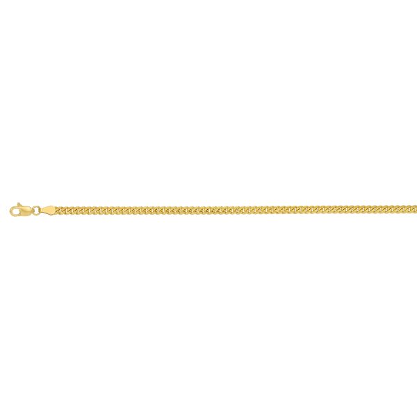 10K Yellow Gold 3.2mm Solid Miami Cuban Link <br />397-131