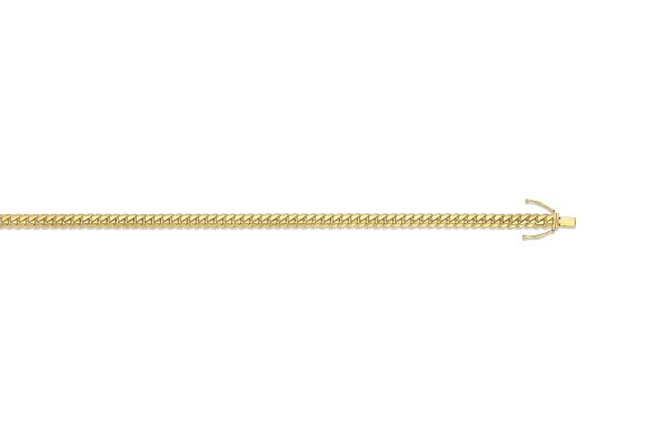 10K Yellow Gold 5.0mm Solid Miami Cuban Link <br />397-133