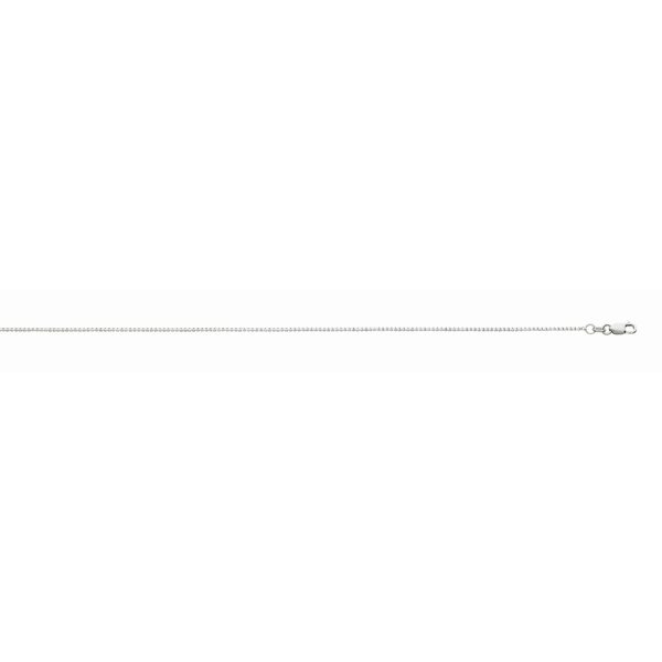 14K White Gold 1.0mm Box Chain <br />456-068