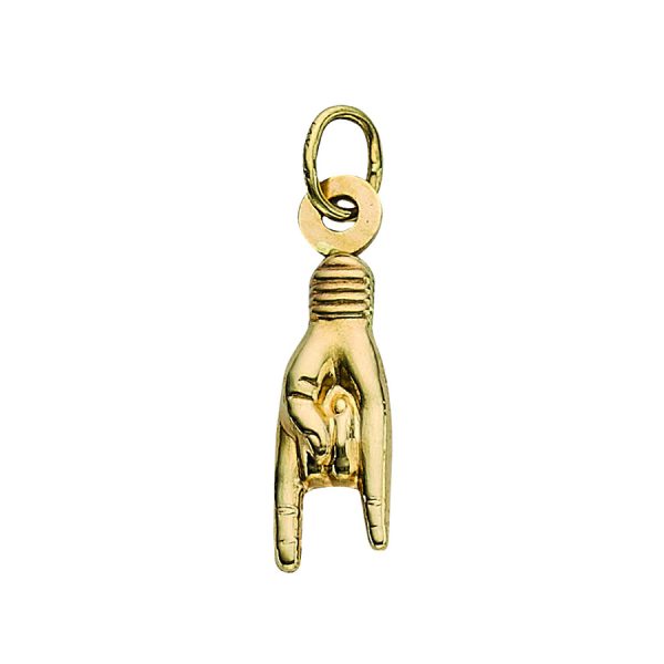 14K Yellow Gold Italian Maloik Charm <br />772-5033