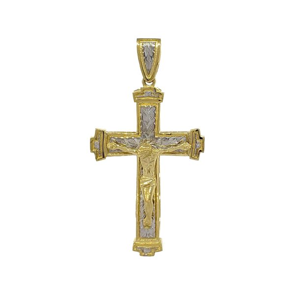14K Two-Tone Crucifix <br />772-5128