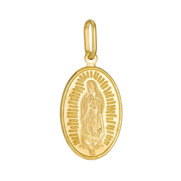 14K Yellow Gold Our Lady of Guadalupe Medal <br />772-5139