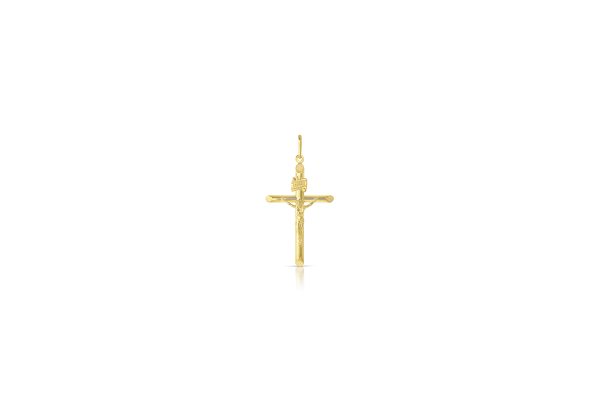 14K Yellow Gold Crucifix  <br />772-5150