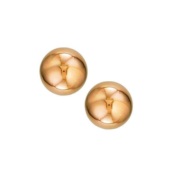 14K Rose Gold 7mm Polished Ball Studs <br />874-907