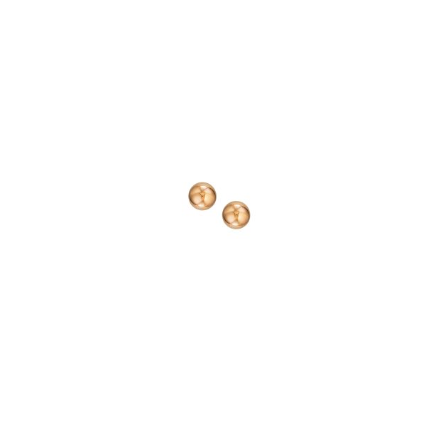 14K Rose Gold 8mm Polished Ball Studs <br />874-908