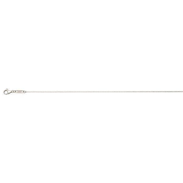Platinum 0.6mm Diamond Cut Box Chain <br />950-004