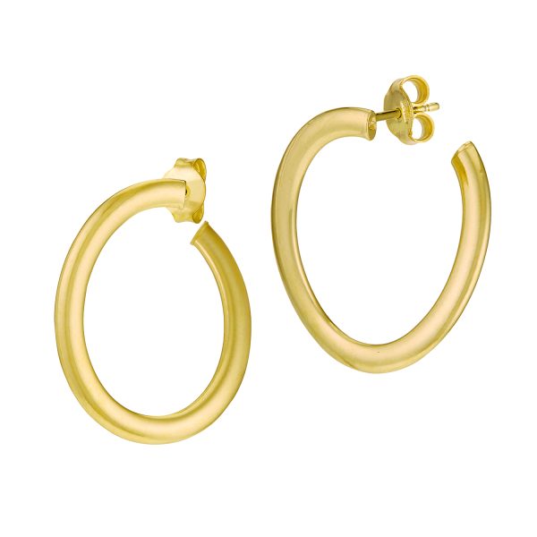 14K Yellow Gold Polished Wrap Earrings  <br />G-5201