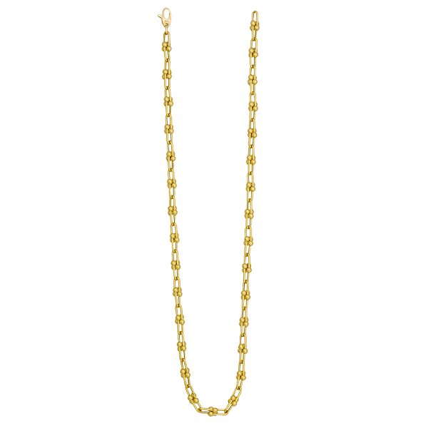 14K Yellow Gold 4.5mm Designer U-Link Chain <br />G-5239 - Image 2