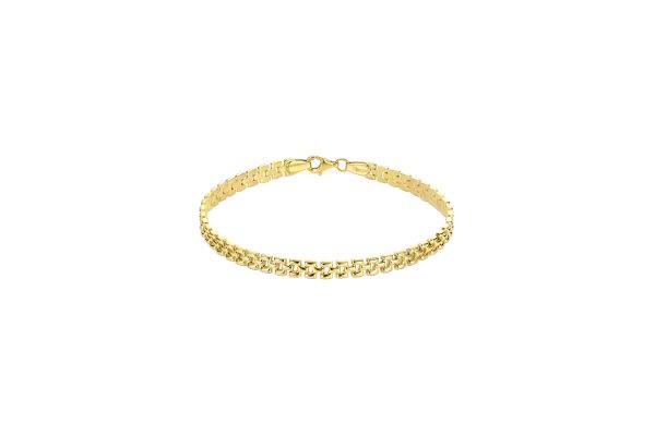 14K Yellow Gold Italian Panther Bracelet <br />G-5415
