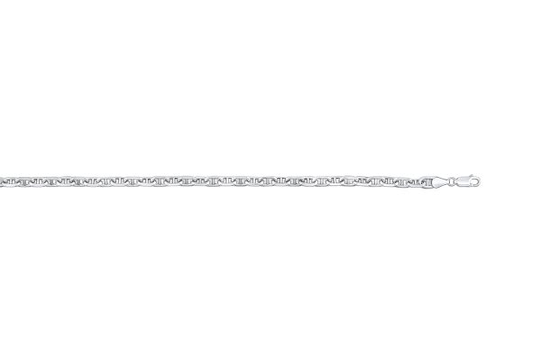 Sterling Silver Anti-Tarnish 5.35mm Alternating Marine Link <br />SS-12-013
