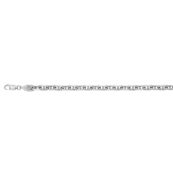 Sterling Silver Anti-Tarnish 6.35mm Alternating Marine Link <br />SS-12-014