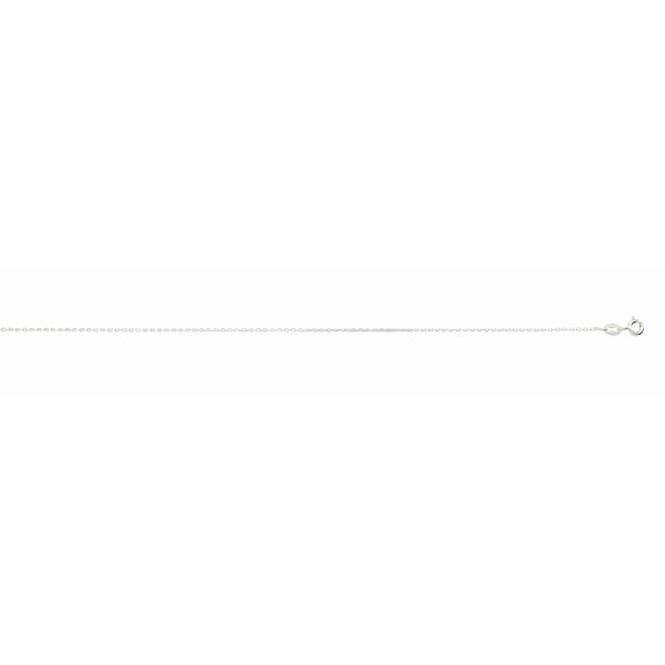 Sterling Silver Anti-Tarnish 1.0mm Diamond Cut Cable Chain <br />SS-18-025