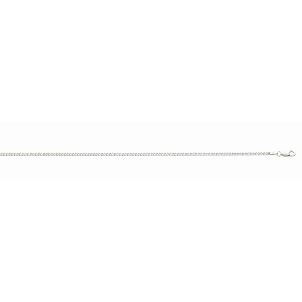 Sterling Silver Anti-Tarnish 2.75mm Curb Link <br />SS-30-060