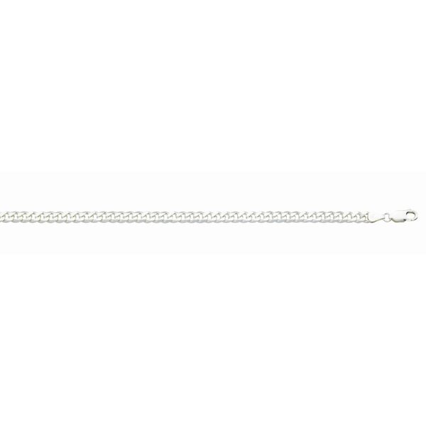 Sterling Silver Anti-Tarnish 6.2mm Curb Link <br />SS-30-150