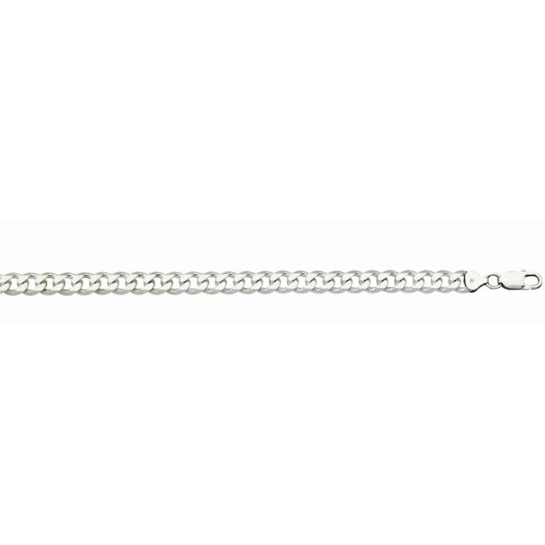 Sterling Silver Anti-Tarnish 10.2mm Curb Link <br />SS-30-250
