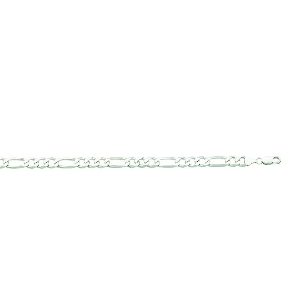 Sterling Silver Anti-Tarnish 11.3mm Figaro Link <br />SS-32-300
