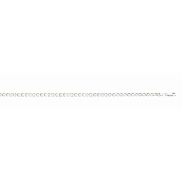 Sterling Silver Anti-Tarnish 4.0mm Marine Link <br />SS-34-100