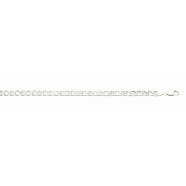 Sterling Silver Anti-Tarnish 5.8mm Marine Link <br />SS-34-150