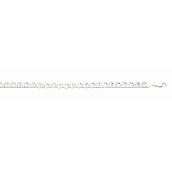 Sterling Silver Anti-Tarnish 6.8mm Marine Link <br />SS-34-180