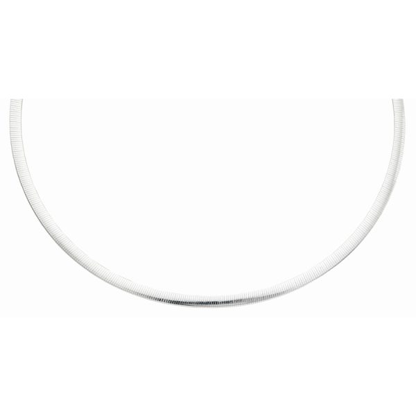 Sterling Silver Anti-Tarnish 6.0mm Omega <br />SS-40-006