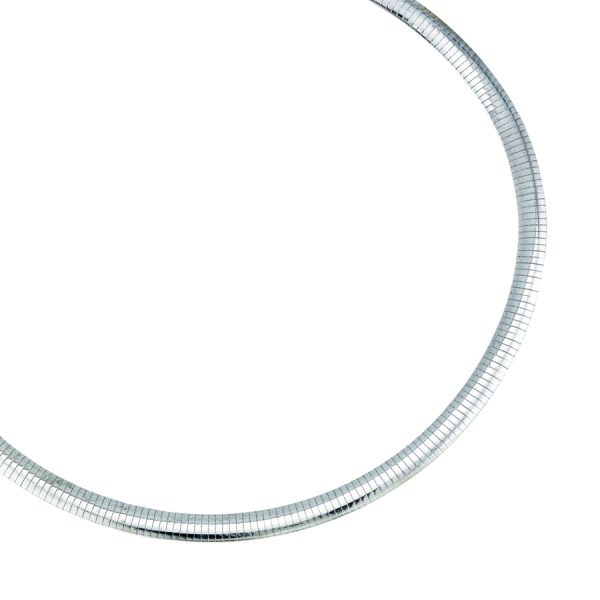 Sterling Silver Anti-Tarnish 10.0mm Omega <br />SS-40-010